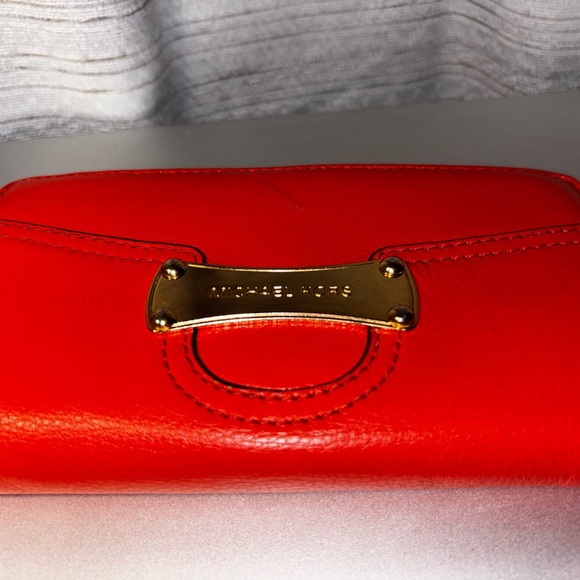Michael Kors Handbags - Michael Kors Red Leather Women's wallet